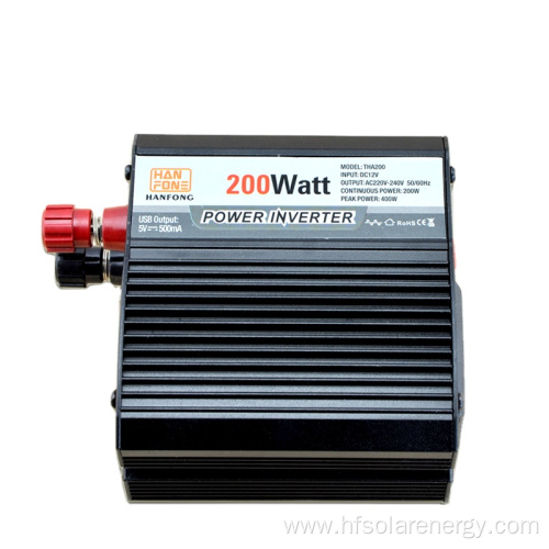 200W portable small DC AC automobile power converter